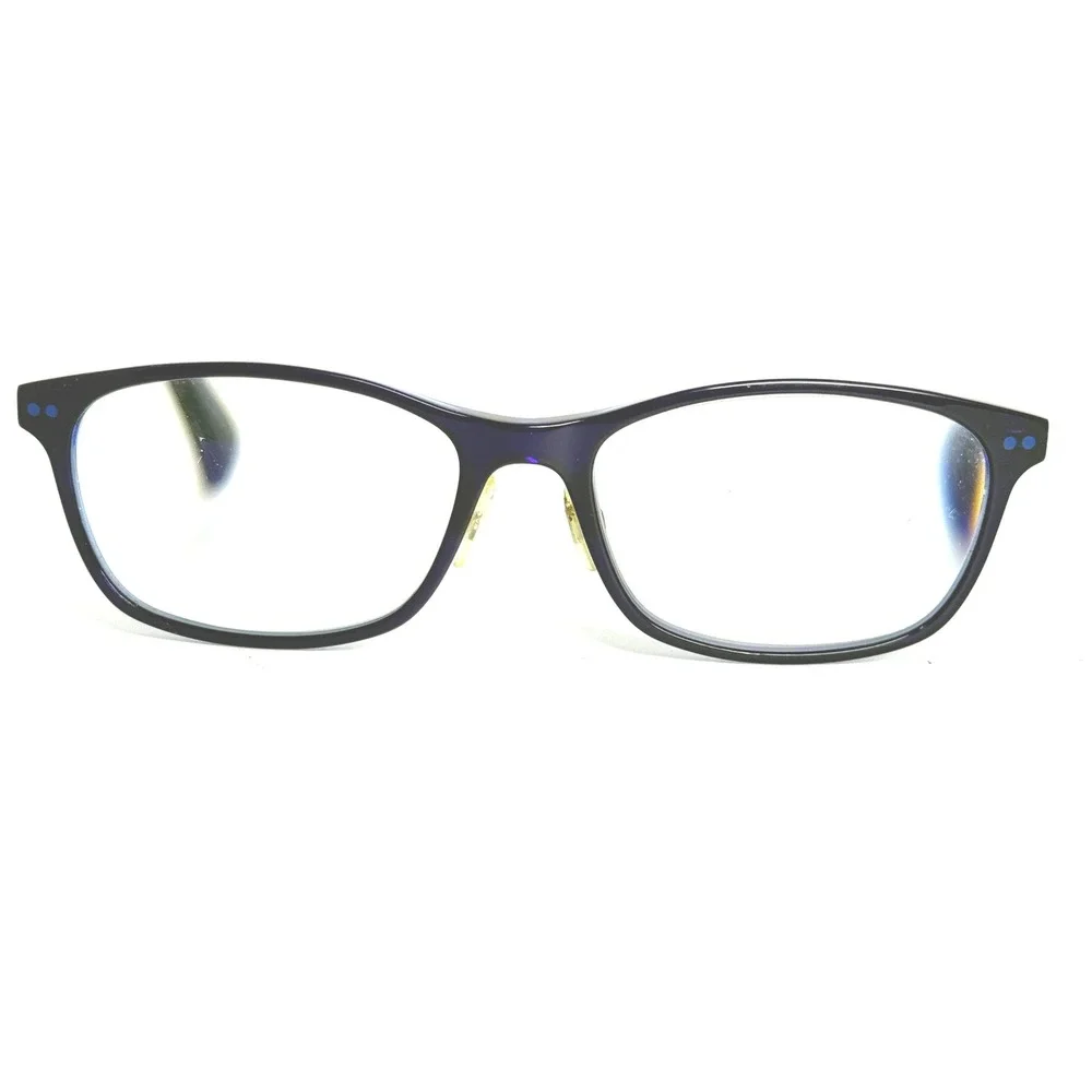 Unbranded Blue Rectangular Eyeglasses Frames 1789-1 c.6022‎ 52-16-130 AM